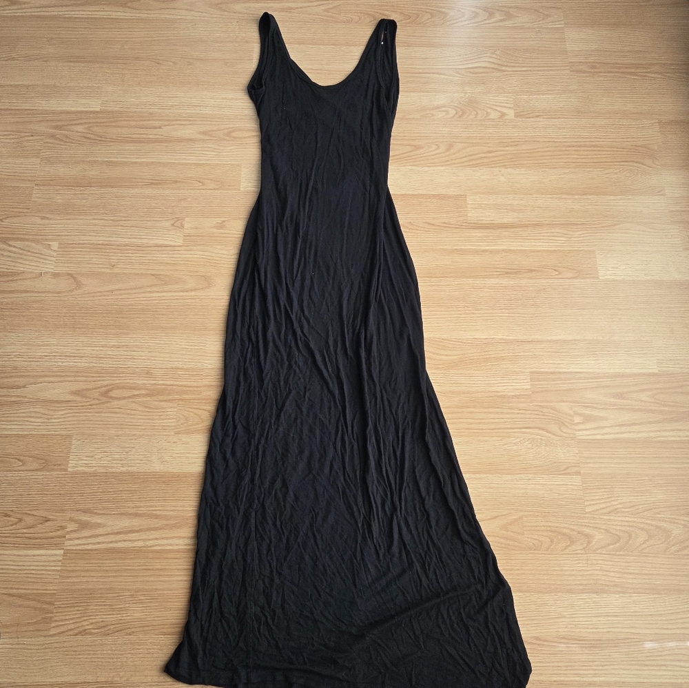 Black Jersey Maxi Dress